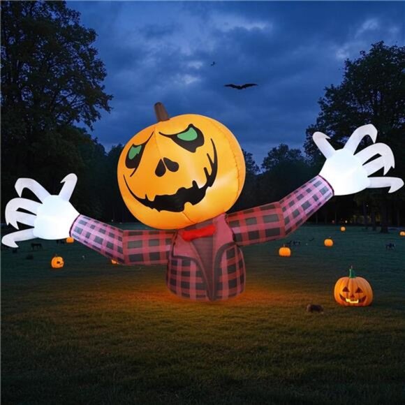 7FT Long Halloween Inflatable Outdoor Decorations, Giant...